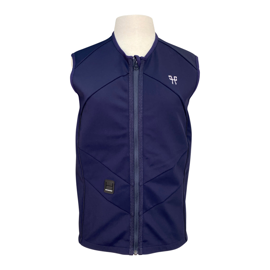 Front of Horse Pilot Outer Shell Airbag Gilet in Navy - Women's Small