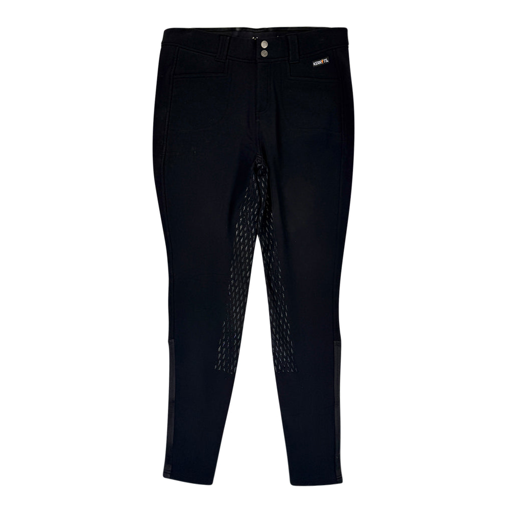 Kerrits 3-Season Tailored Full Seat Breeches in Black - Women's Large