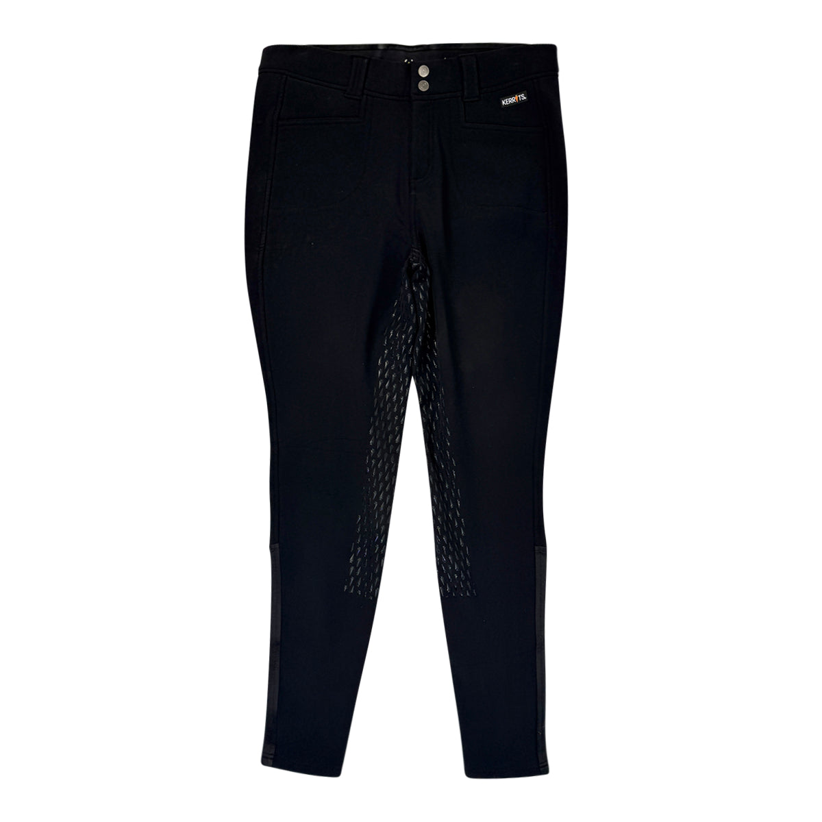 Kerrits 3-Season Tailored Full Seat Breeches in Black - Women's Large