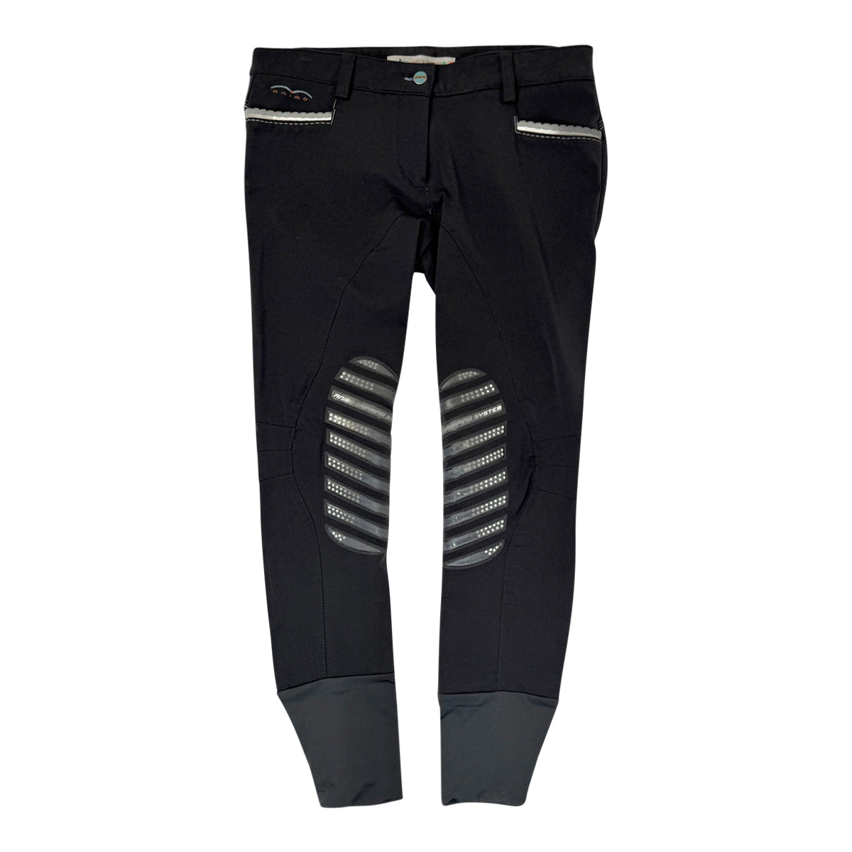 Animo Knee Grip Breeches in Black