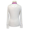 Essex Classic Talent Yarn Show Shirt in White/ Purple Panda