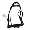Bobby's English Tack Signature Series Classic Raised Snaffle Bridle in Mahogany