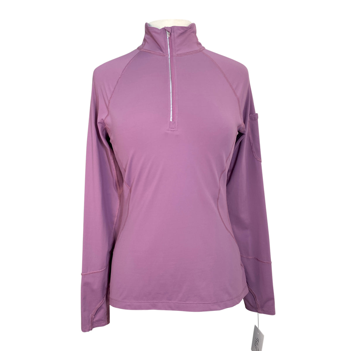 BloqUV Mock Zip Top in Violet