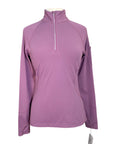 BloqUV Mock Zip Top in Violet