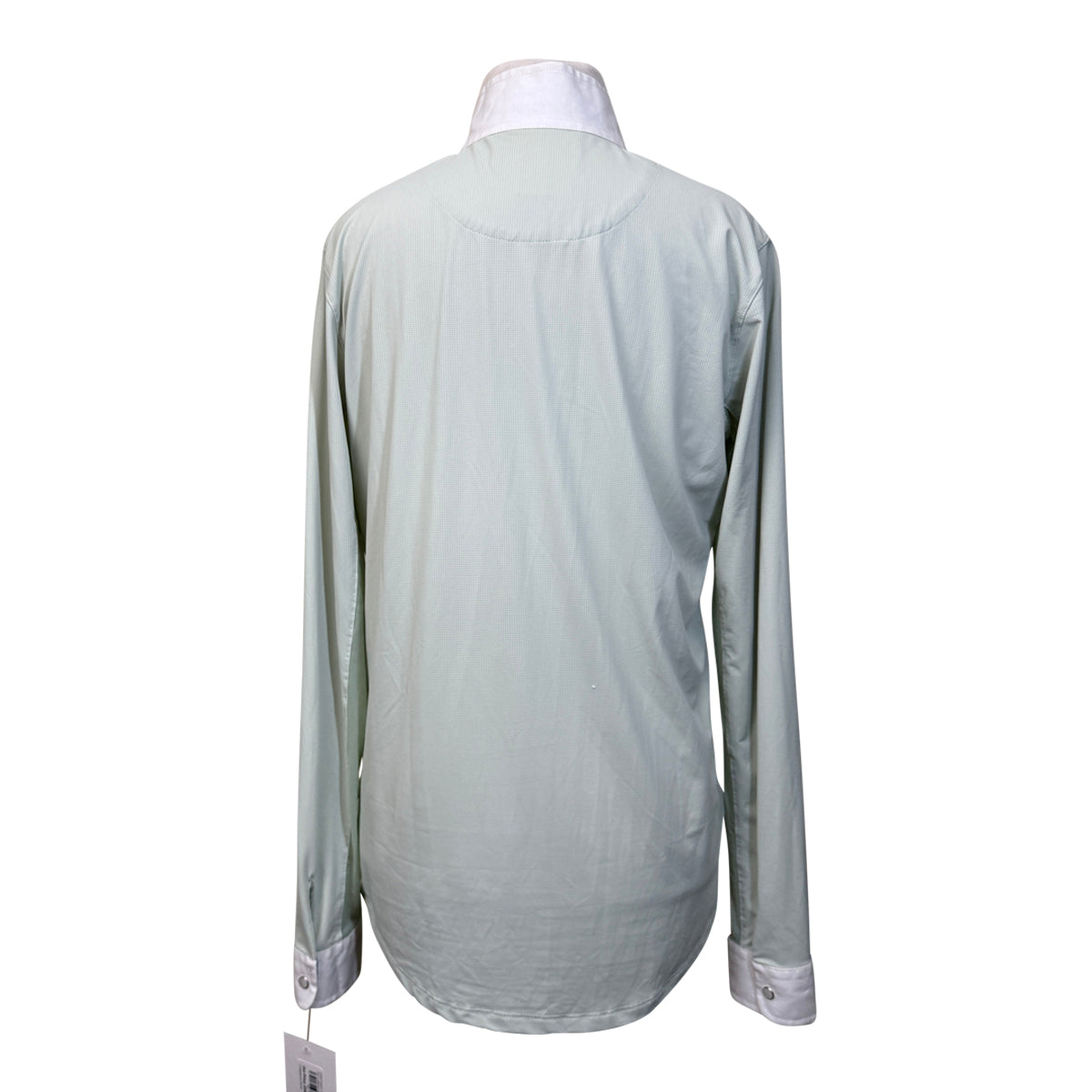 Essex Classics 'Luna Performance' Show Shirt in White/Light Green