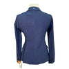 RJ Classics 'Monterey' Orange Label Show Coat in Navy Herringbone 