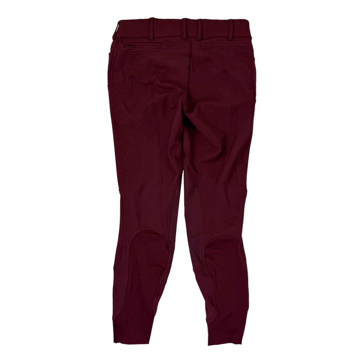 Ariat 'Prelude' Knee Patch Breeches in Wine - Women's 26R