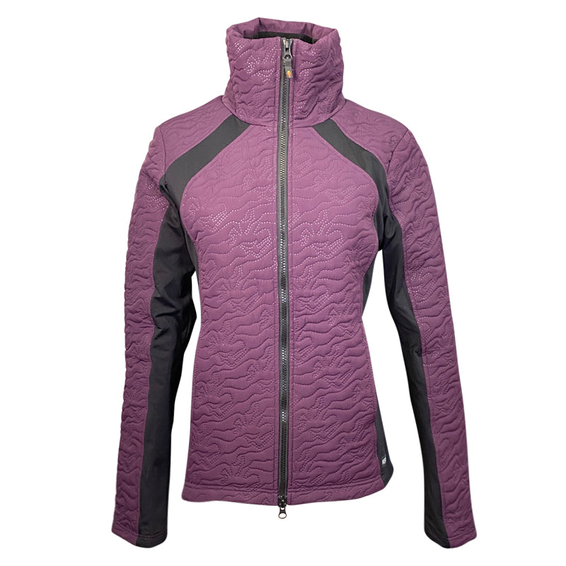 Kerrits Unbridled Horse Quilted Jacket in Purple