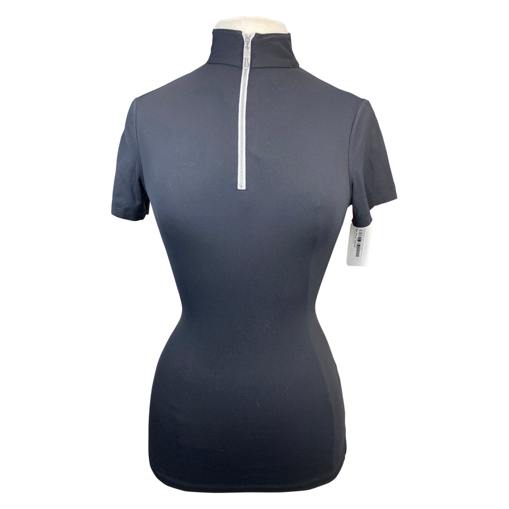 Tailored Sportsman 'Ice Fil' Short Sleeve Shirt in Black - Women's XS