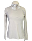 Callidae 'The Practice' Long Sleeve Shirt in Sand/Ocean Stripe - Women's Large