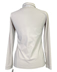 Callidae 'The Practice' Long Sleeve Shirt in Sand/Ocean Stripe - Women's Large