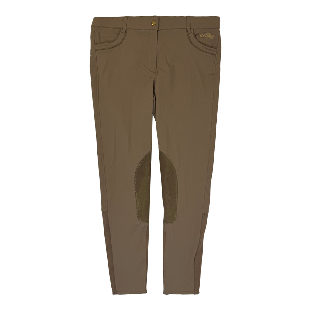 B Vertigo 'Nicola' Knee Patch Breeches in Taupe