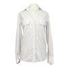 Solid Citizen 'Jessica' Button Down Long Sleeve Shirt in White - Women's XS