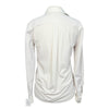 Solid Citizen 'Jessica' Button Down Long Sleeve Shirt in White - Women's XS