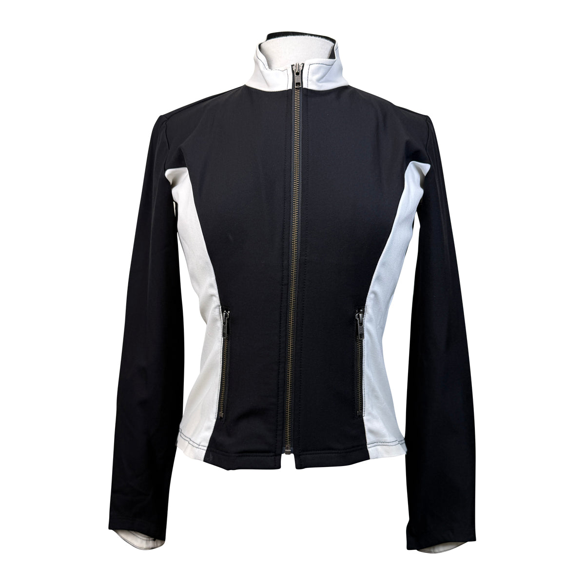 Charles Ancona Training Jacket in Black/White