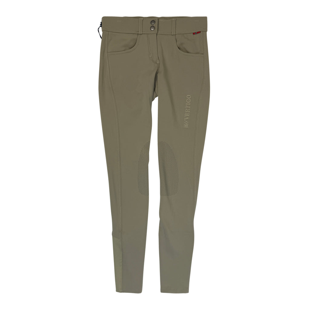 B Vertigo 'Meghan' Knee-Patch Breeches in Tan - Women's 24