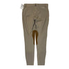 B Vertigo 'Denise' Mid-Rise Curvy Knee Patch Breeches in Tan