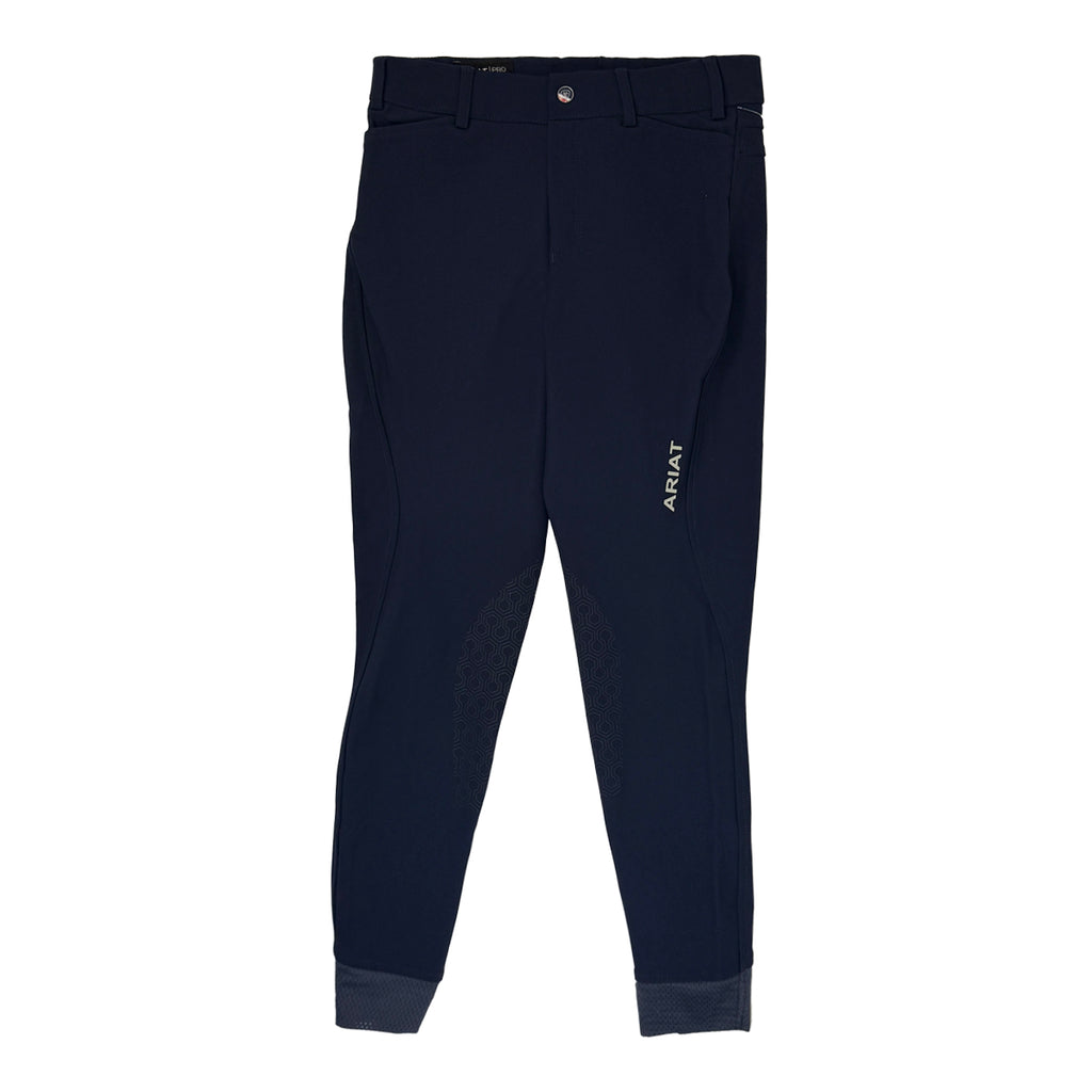 Ariat Tri Factor Grip Knee Patch Breech in Navy 