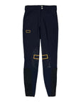 Riders Gene Regular Waist Knee Patch Breeches in Navy