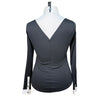 Asmar Equestrian Zippered Show Shirt in Black/White - Women's Large