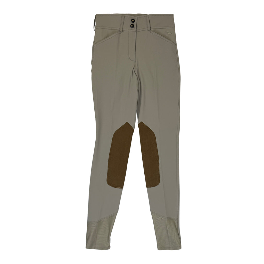 RJ Classics Kids 'Avery' Knee Patch Breeches in Tan - Children's 16R