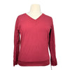 Two Bits Equestrian The Bamboo V-Neck in Red
