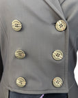 Equiline 'Adriana' Dressage Tailcoat in Navy w/Purple - Women's IT 42 (US 8)