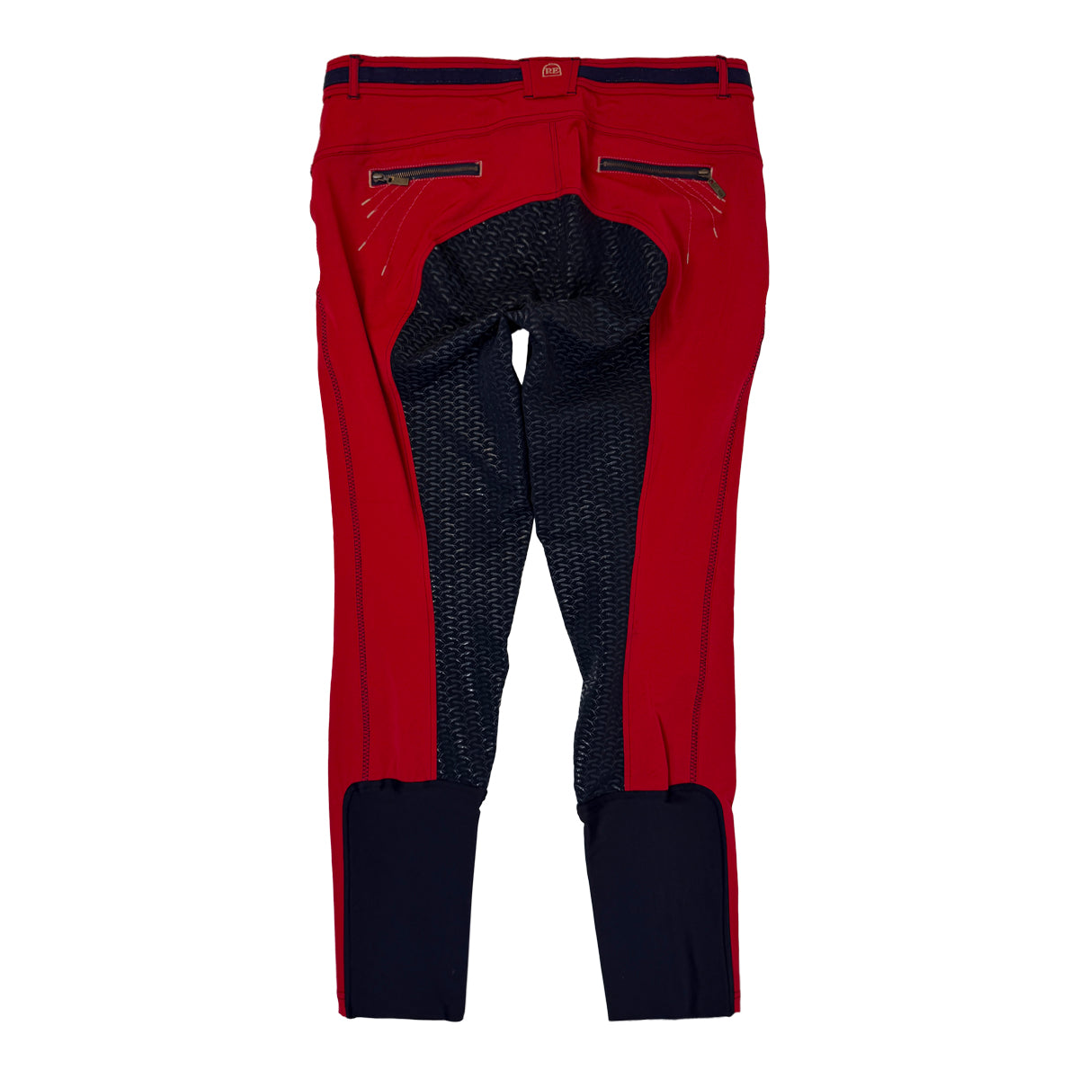Premier Equine 'Cassa' Full Seat Gel Breeches in Red 