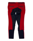 Premier Equine 'Cassa' Full Seat Gel Breeches in Red 