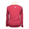 Two Bits Equestrian The Bamboo V-Neck in Red