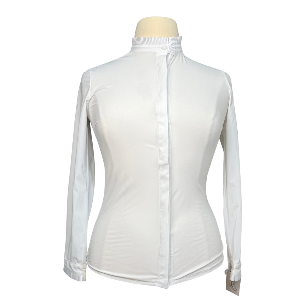 Makebe 'Elizabeth' Long Sleeve Show Shirt in White
