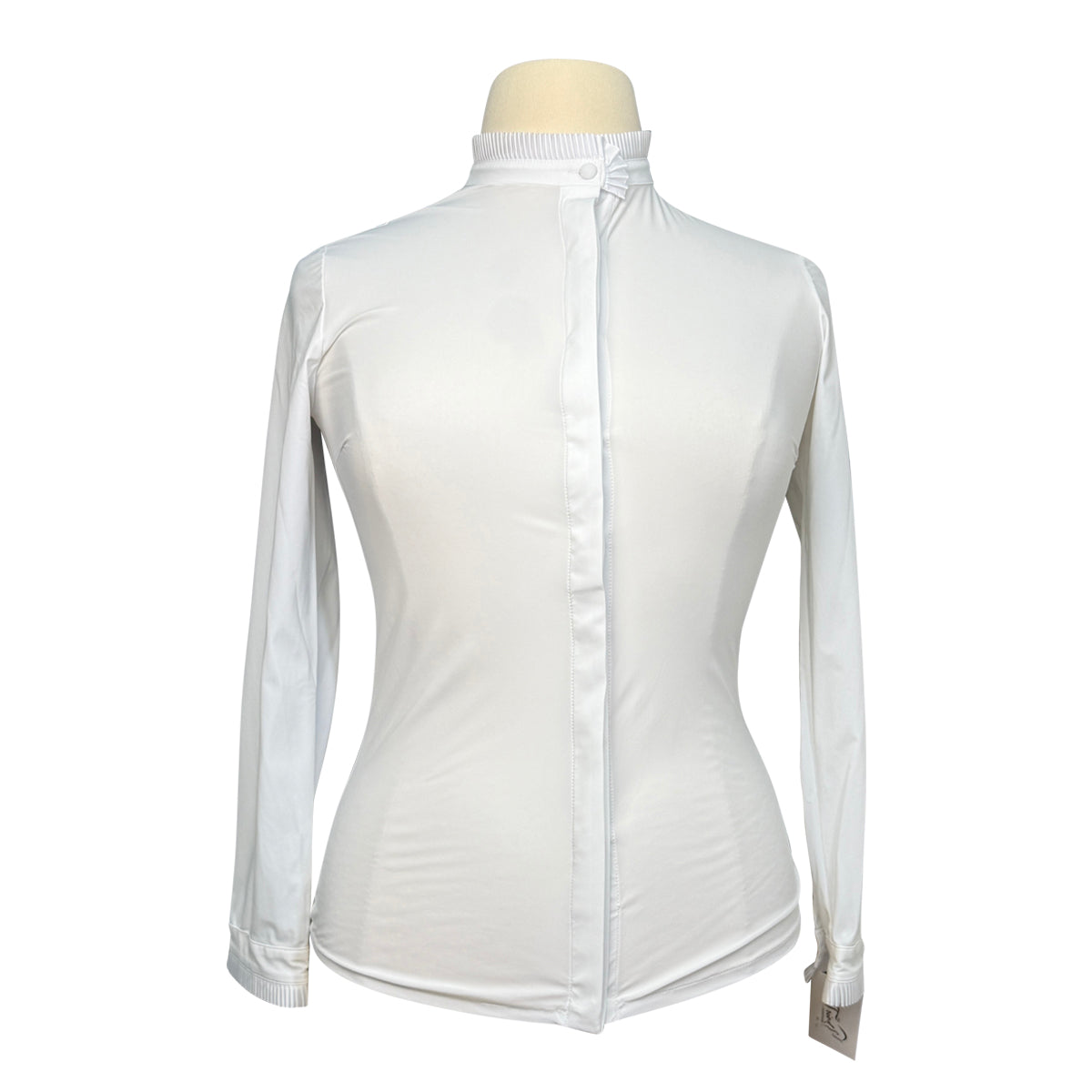 Makebe 'Elizabeth' Long Sleeve Show Shirt in White