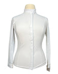 Makebe 'Elizabeth' Long Sleeve Show Shirt in White