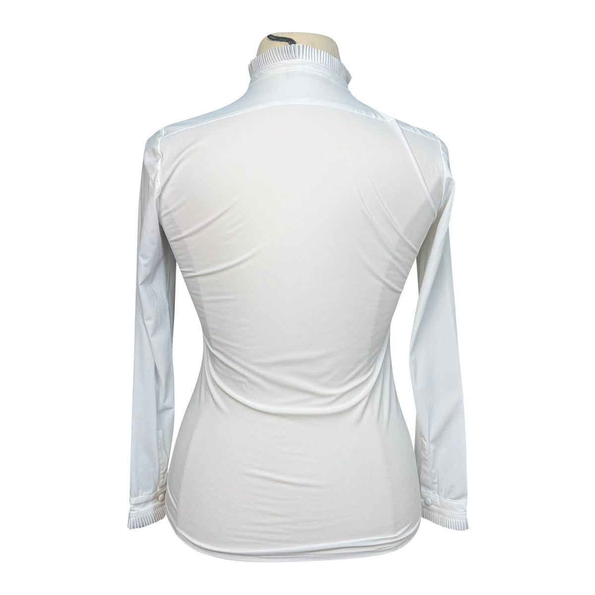 Makebe 'Elizabeth' Long Sleeve Show Shirt in White