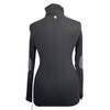 Asmar Equestrian 'Clio' Bamboo Turtleneck in Black - Women's Medium