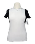 Cavalleria Toscana Competition Shirt in White/Black