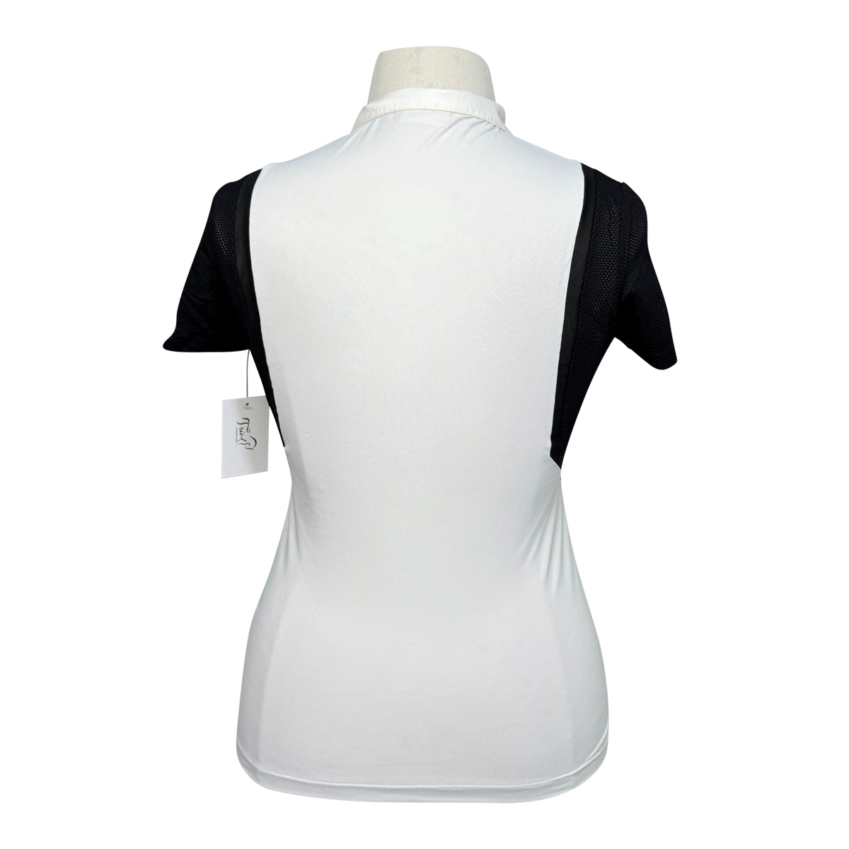 Cavalleria Toscana Competition Shirt in White/Black