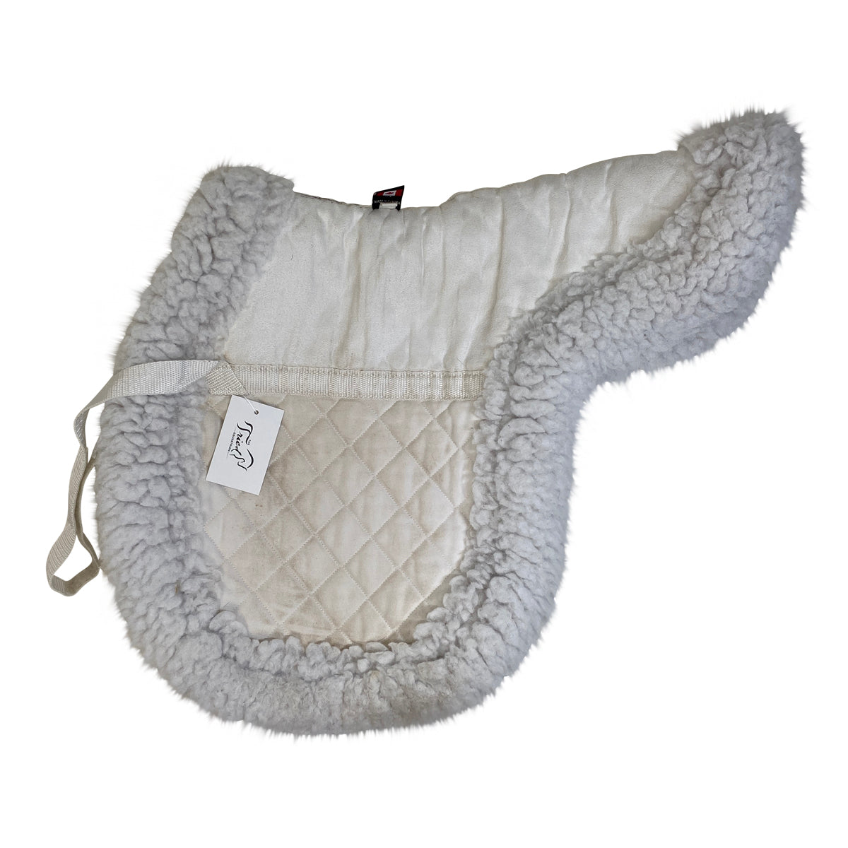 Ogilvy Equestrian Memory Foam Hunter Pad in White