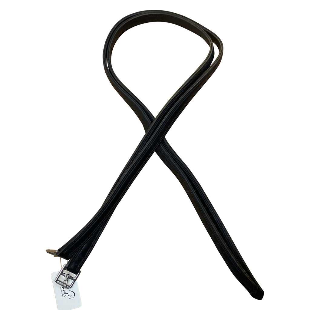Nunn Finer Nylon Center Stirrup Leathers in Black - 48"