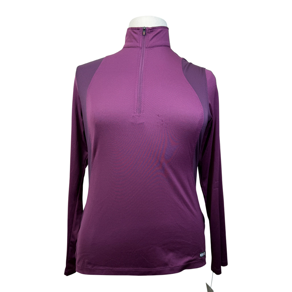 Kerrits Top Rail 'Coolcore' Long Sleeve Shirt in Magenta