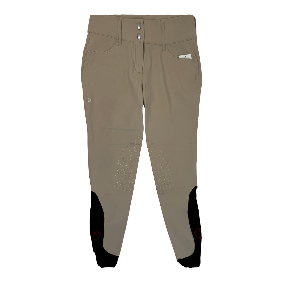 Cavalleria Toscana Logo Grip Breeches in Tan