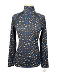Ariat 'Sunstopper 2.0' Baselayer in Black/Trotting Horses