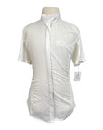 Equine Couture Short Sleeve Show Shirt in White