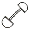 Double Twisted Wire Dee Ring Snaffle Bit in Stainess Steel - 5.5"