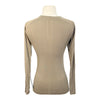 TKEQ The 'Kennedy' Seamless Long Sleeve in Suede - Women's S/M