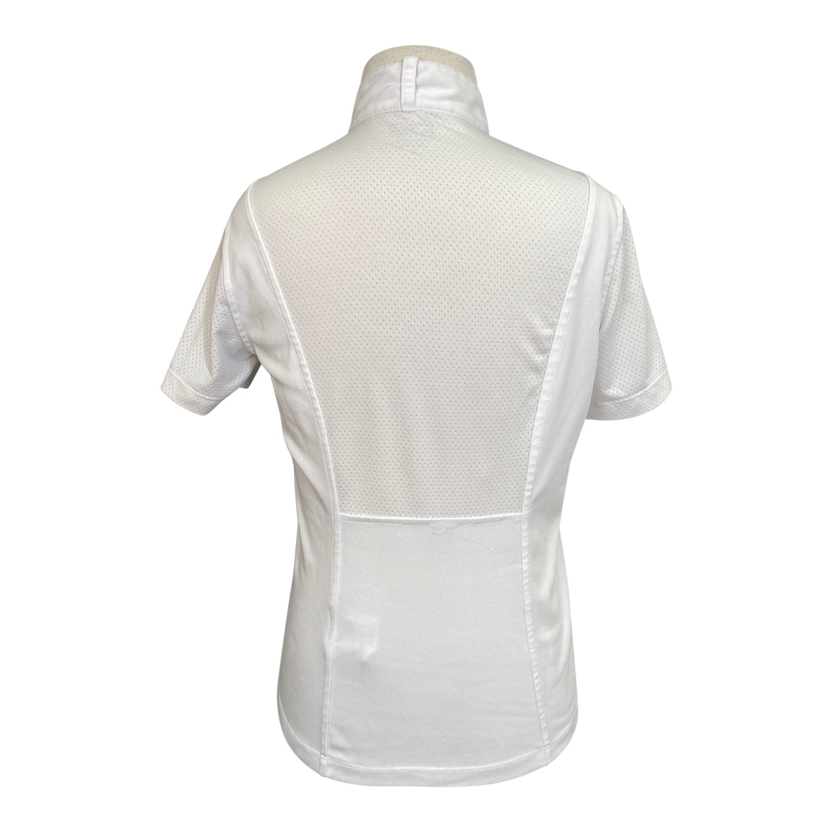 Riding Sport Essential Short Sleeve Show Shirt in White