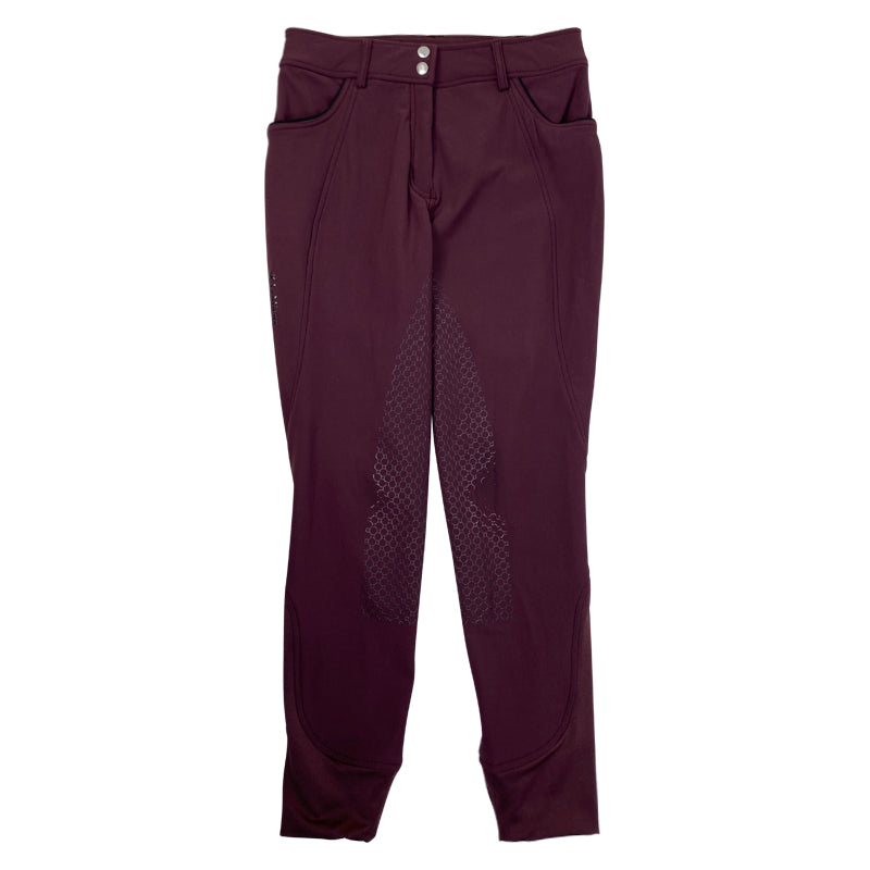 LeMieux 'Freya' Breeches in Burgundy