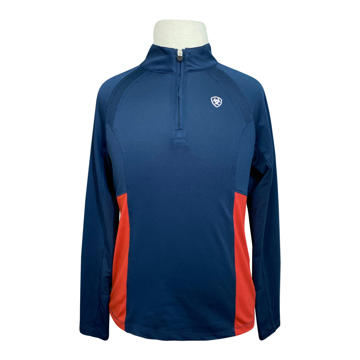 Ariat 'Sunstopper 2.0'  Baselayer in Navy/Red 