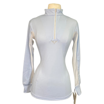 TuffRider Ventilated Technical Long Sleeve Shirt in Light Blue