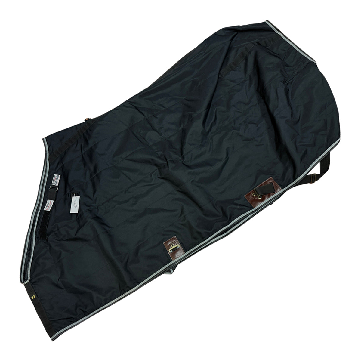 Schneiders Challenger Adjusta-Fit V-Free Lightweight Closed Front Turnout Blanket in Black